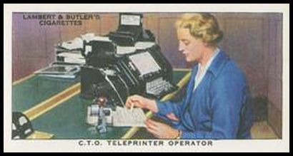18 Central Telegraph Office Teleprinter Operator